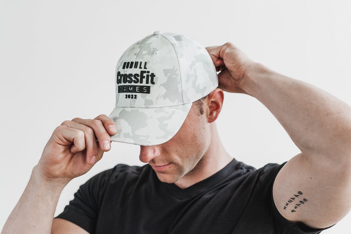 Nobull Crossfit Games® 2022 Classic Men\'s Hats White Camo | Australia (IA7925)